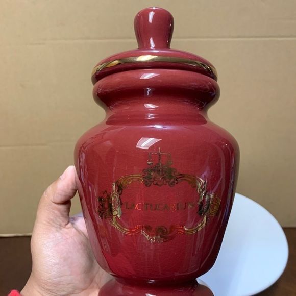 Eli Lilly Lactucarium Pharma Apothecary Jars - Picture 6 of 12